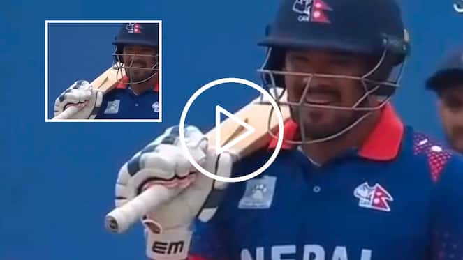 [Watch] When Nepal's Karan KC Played With A Broken Bat In Asian Games 2023
